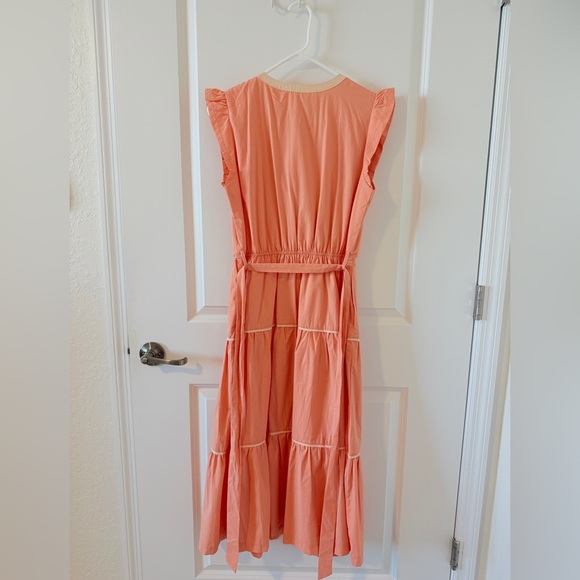 New! Pretty as a Peach, midi dress by &Merci, sz M - Picture 2 of 8